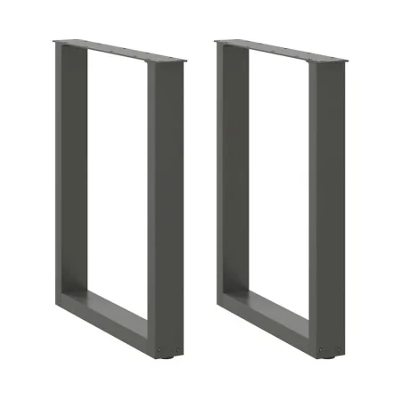 Patas mesa centro forma U 2uds antracita 60x(72-73)cm acero von , Tischbeine - Ref: Foro24-4013182, Preis: 77,26 €, Rabatt: %