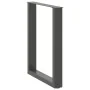 Patas mesa centro forma U 2uds antracita 60x(72-73)cm acero von , Tischbeine - Ref: Foro24-4013182, Preis: 77,26 €, Rabatt: %