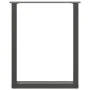 Patas mesa centro forma U 2uds antracita 60x(72-73)cm acero von , Tischbeine - Ref: Foro24-4013182, Preis: 77,26 €, Rabatt: %