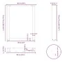 Patas mesa centro forma U 2uds antracita 60x(72-73)cm acero von , Tischbeine - Ref: Foro24-4013182, Preis: 77,26 €, Rabatt: %