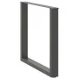 Patas mesa centro forma U 3 uds antracita 80x(72-73) cm acero by , Table legs - Ref: Foro24-4013206, Price: 127,09 €, Discoun...