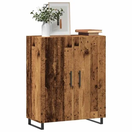 Aparador de madera de ingeniería envejecida 69,5x34x90 cm de , Aparadores - Ref: Foro24-857181, Precio: 86,43 €, Descuento: %