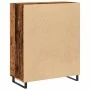 Aparador de madera de ingeniería envejecida 69,5x34x90 cm de , Aparadores - Ref: Foro24-857181, Precio: 86,43 €, Descuento: %