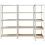 Estantes de almacenamiento de 5 capas 3 uds by , Industrial shelving - Ref: Foro24-3307603, Price: 165,46 €, Discount: %