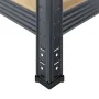 Estante almacenaje 5 niveles 2 uds acero y madera contrachapada by , Industrial shelving - Ref: Foro24-3307608, Price: 120,73...