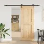 Puerta corredera con herrajes madera maciza de pino 90x210 cm by , Doors - Ref: Foro24-3332745, Price: 223,09 €, Discount: %