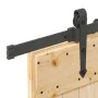 Puerta corredera con herrajes madera maciza de pino 90x210 cm de , Puertas - Ref: Foro24-3332793, Precio: 222,70 €, Descuento: %