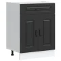 Mueble bajo de cocina Kalmar madera de ingeniería negra de , Armarios de cocina - Ref: Foro24-853488, Precio: 89,31 €, Descue...