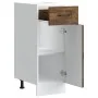 Mueble bajo de cocina Kalmar de madera ingeniería roble ahumado by , Kitchen cabinets - Ref: Foro24-853462, Price: 67,65 €, D...
