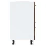 Mueble bajo de cocina Kalmar de madera ingeniería roble ahumado by , Kitchen cabinets - Ref: Foro24-853462, Price: 67,65 €, D...