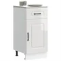 Mueble bajo cocina Kalmar madera ingeniería blanca alto brillo von , Küchenschränke - Ref: Foro24-853469, Preis: 86,55 €, Rab...
