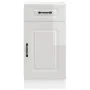 Mueble bajo cocina Kalmar madera ingeniería blanca alto brillo von , Küchenschränke - Ref: Foro24-853469, Preis: 86,55 €, Rab...