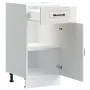 Mueble bajo cocina Kalmar madera ingeniería blanca alto brillo von , Küchenschränke - Ref: Foro24-853469, Preis: 86,55 €, Rab...