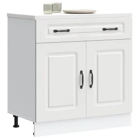 Mueble bajo de cocina Kalmar madera de ingeniería blanca von , Küchenschränke - Ref: Foro24-853497, Preis: 93,63 €, Rabatt: %