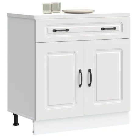 Mueble bajo de cocina Kalmar madera de ingeniería blanca de , Armarios de cocina - Ref: Foro24-853497, Precio: 93,63 €, Descu...