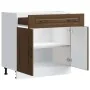 Mueble bajo de cocina Kalmar madera ingeniería de roble marrón de , Armarios de cocina - Ref: Foro24-853504, Precio: 101,72 €...