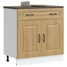 Mueble bajo de cocina Kalmar roble artesanal madera ingeniería de , Armarios de cocina - Ref: Foro24-853506, Precio: 101,58 €...
