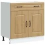 Mueble bajo de cocina Kalmar roble artesanal madera ingeniería von , Küchenschränke - Ref: Foro24-853506, Preis: 101,58 €, Ra...