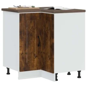Mueble bajo esquinero de cocina Kalmar roble ahumado de , Armarios de cocina - Ref: Foro24-853512, Precio: 101,48 €, Descuent...