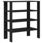 Mueble zapatero madera contrachapada negro 61x32x70 cm by , Shoe racks and shoe organizers - Ref: Foro24-859843, Price: 48,57...