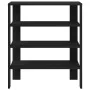 Mueble zapatero madera contrachapada negro 61x32x70 cm by , Shoe racks and shoe organizers - Ref: Foro24-859843, Price: 48,57...