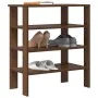 Mueble zapatero madera de ingeniería marrón roble 61x32x70 cm by , Shoe racks and shoe organizers - Ref: Foro24-859848, Price...