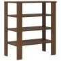 Mueble zapatero madera de ingeniería marrón roble 61x32x70 cm by , Shoe racks and shoe organizers - Ref: Foro24-859848, Price...