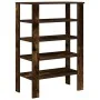 Zapatero madera contrachapada roble ahumado 61x32x87,5 cm by , Shoe racks and shoe organizers - Ref: Foro24-859855, Price: 50...