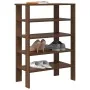 Zapatero madera contrachapada roble marrón 61x32x87,5 cm by , Shoe racks and shoe organizers - Ref: Foro24-859857, Price: 52,...