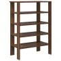 Zapatero madera contrachapada roble marrón 61x32x87,5 cm by , Shoe racks and shoe organizers - Ref: Foro24-859857, Price: 52,...