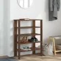 Zapatero madera contrachapada roble marrón 61x32x87,5 cm by , Shoe racks and shoe organizers - Ref: Foro24-859857, Price: 52,...