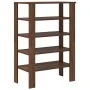 Zapatero madera contrachapada roble marrón 61x32x87,5 cm by , Shoe racks and shoe organizers - Ref: Foro24-859857, Price: 52,...