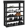 Mueble zapatero de madera de ingeniería negro 80x30x98 cm de , Zapateros y organizadores de calzado - Ref: Foro24-859933, Pre...