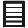 Mueble zapatero de madera de ingeniería negro 80x30x98 cm de , Zapateros y organizadores de calzado - Ref: Foro24-859933, Pre...