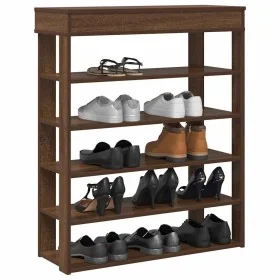 Mueble zapatero madera de ingeniería marrón roble 80x30x98 cm von , Schuhregale und Schuhorganisatoren - Ref: Foro24-859938, ...