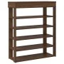 Mueble zapatero madera de ingeniería marrón roble 80x30x98 cm by , Shoe racks and shoe organizers - Ref: Foro24-859938, Price...