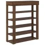 Mueble zapatero madera de ingeniería marrón roble 80x30x98 cm by , Shoe racks and shoe organizers - Ref: Foro24-859938, Price...