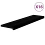 Peldaños de escalera 16 uds madera maciza roble marrón oscuro von , Treppenmatten - Ref: Foro24-3283058, Preis: 824,19 €, Rab...