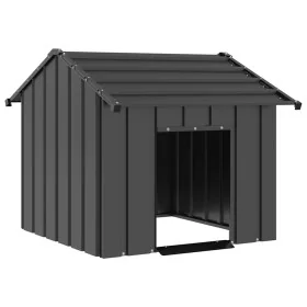 Caseta para perros con techo acero galvanizado 85x107x81 cm by , Dog kennels - Ref: Foro24-4100913, Price: 124,03 €, Discount: %