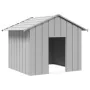 Caseta para perros con techo acero galvanizado 131x101x102 cm by , Dog kennels - Ref: Foro24-4100918, Price: 106,23 €, Discou...
