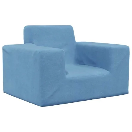 Sofá para niños felpa suave azul de , Mobiliario para bebés y niños pequeños - Ref: Foro24-4104776, Precio: 29,84 €, Descuent...
