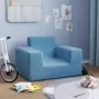 Sofá para niños felpa suave azul de , Mobiliario para bebés y niños pequeños - Ref: Foro24-4104776, Precio: 29,84 €, Descuent...