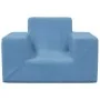 Sofá para niños felpa suave azul de , Mobiliario para bebés y niños pequeños - Ref: Foro24-4104776, Precio: 29,84 €, Descuent...