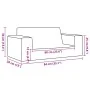 Sofá para niños de 2 plazas de felpa suave rosa von , Baby- und Kleinkindmöbel - Ref: Foro24-4104783, Preis: 44,64 €, Rabatt: %