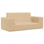 Sofá para niños de 2 plazas de felpa suave color crema by , Baby and Toddler Furniture - Ref: Foro24-4104781, Price: 45,97 €,...