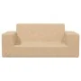 Sofá para niños de 2 plazas de felpa suave color crema by , Baby and Toddler Furniture - Ref: Foro24-4104781, Price: 45,97 €,...