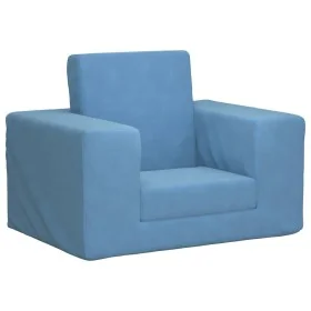 Sofá cama infantil felpa suave azul by , Baby and Toddler Furniture - Ref: Foro24-4104788, Price: 34,01 €, Discount: %