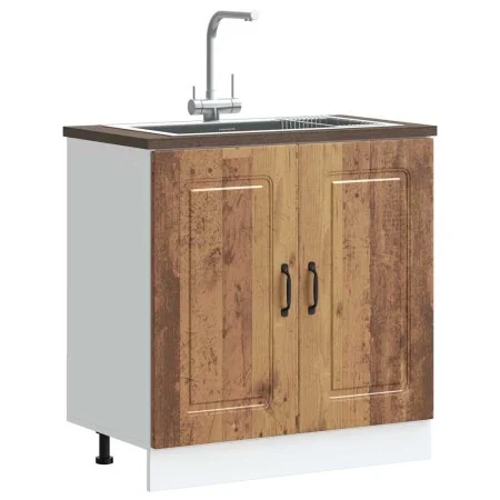 Mueble bajo para fregadero Kalmar madera vieja 80x46x81,5 cm von , Küchenschränke - Ref: Foro24-853455, Preis: 78,26 €, Rabat...