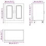 Mueble bajo para fregadero Kalmar madera vieja 80x46x81,5 cm von , Küchenschränke - Ref: Foro24-853455, Preis: 78,26 €, Rabat...