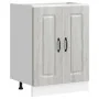 Mueble bajo para fregadero Kalmar gris sonoma 60x46x81,5 cm by , Kitchen cabinets - Ref: Foro24-853443, Price: 78,98 €, Disco...